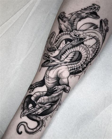 hydralisk tattoo|Unique and Intriguing Hydra Tattoo Designs .